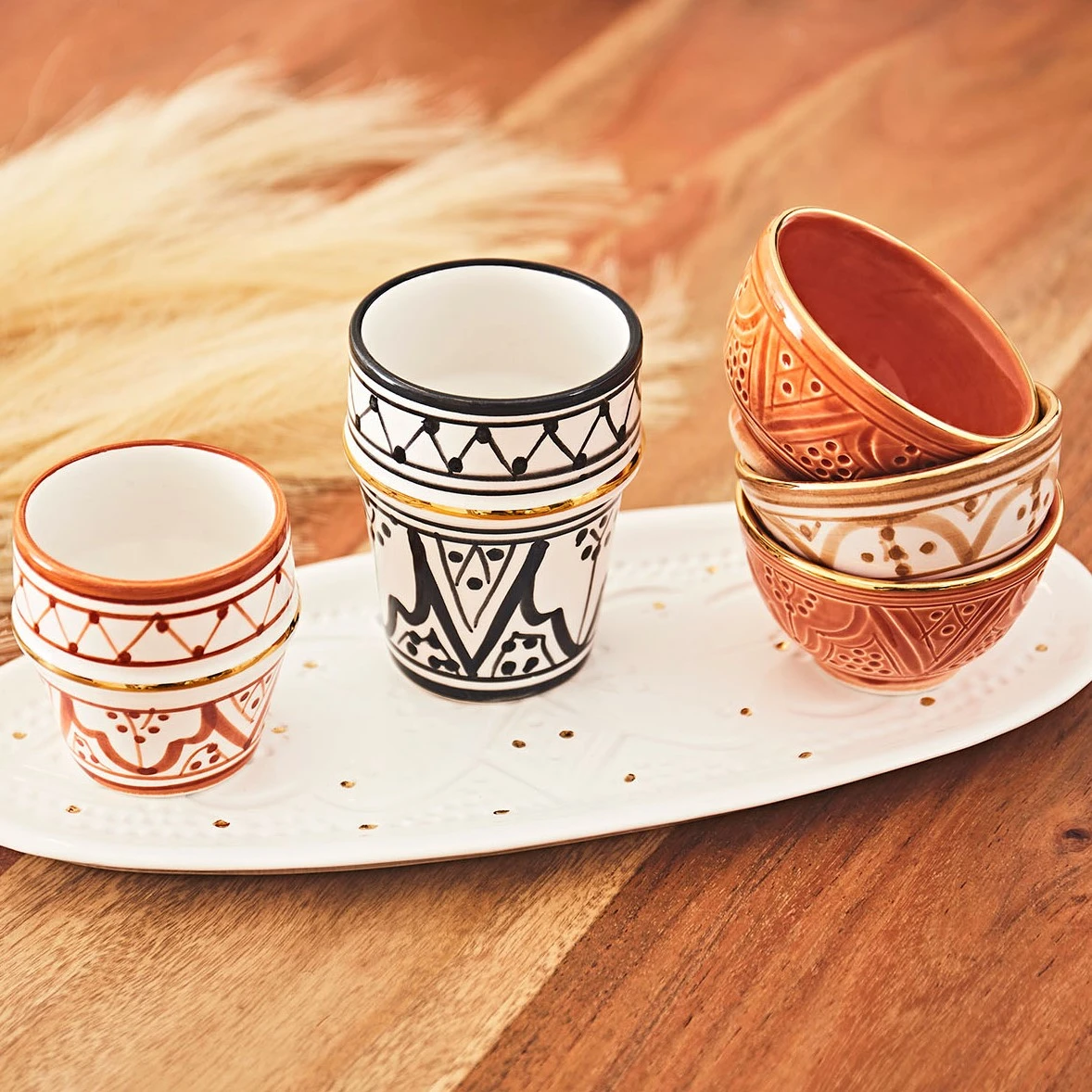 Chabi Chic Tasse Noir Or H9cm - Beldi Zwak – Image 3