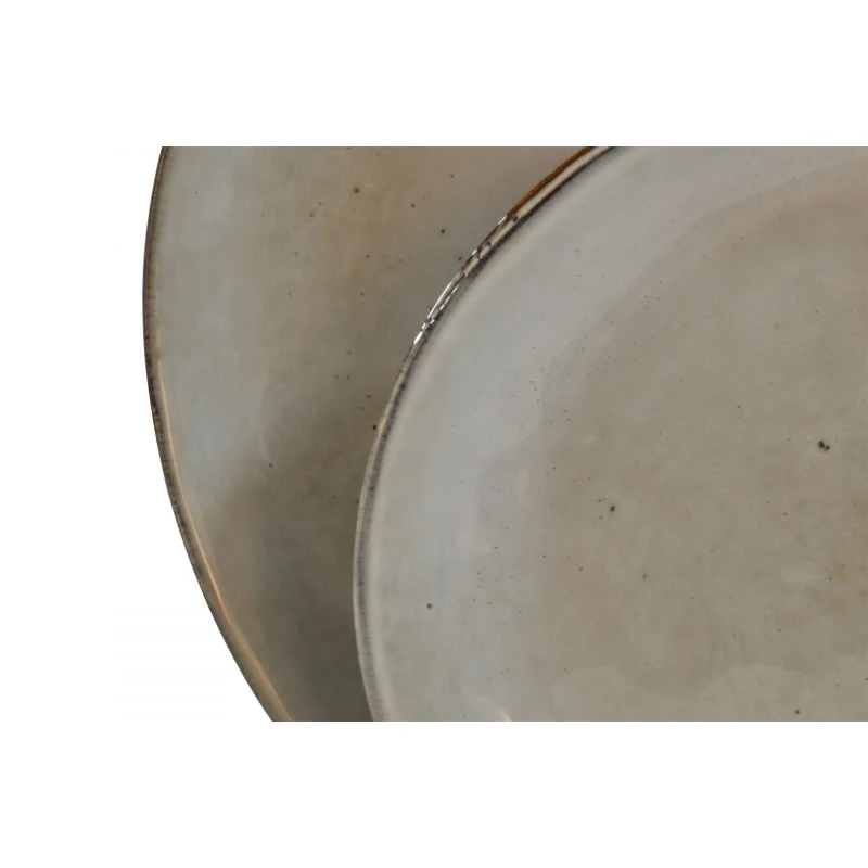 Sibo Homeconcept Assiette Dessert En Gres Vert D20 Cm -nori – Image 5