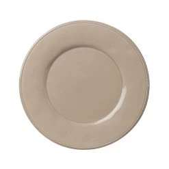 Côté Table Assiette Plate En FaĂŻence Mastic D28.5cm - Constance