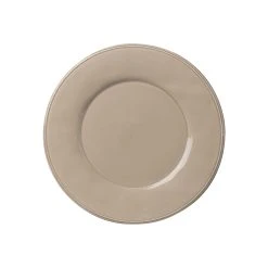 Côté Table Assiette A Dessert En Faïence Mastic D23.5cm - Constance
