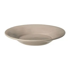 Côté Table Assiette à Pâtes En Faïence Mastic D27cm - Constance