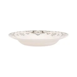 Comptoir De Famille Assiette Creuse En Faïence Gris D23cm - Clothilde