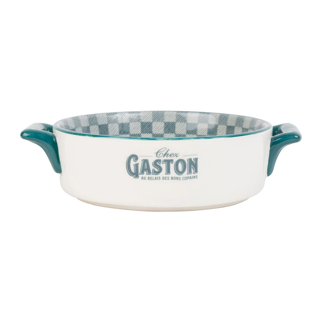 Comptoir De Famille Plat En Dolomite Bleu Et Blanc - Gaston