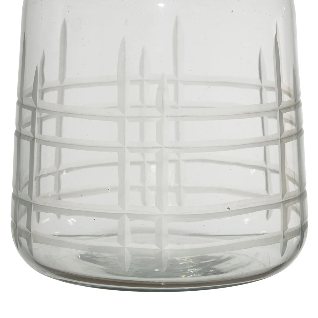 Comptoir De Famille Bocal Avec Couvercle Gravé Carreau Ciment H17cm En Manguier – Image 3