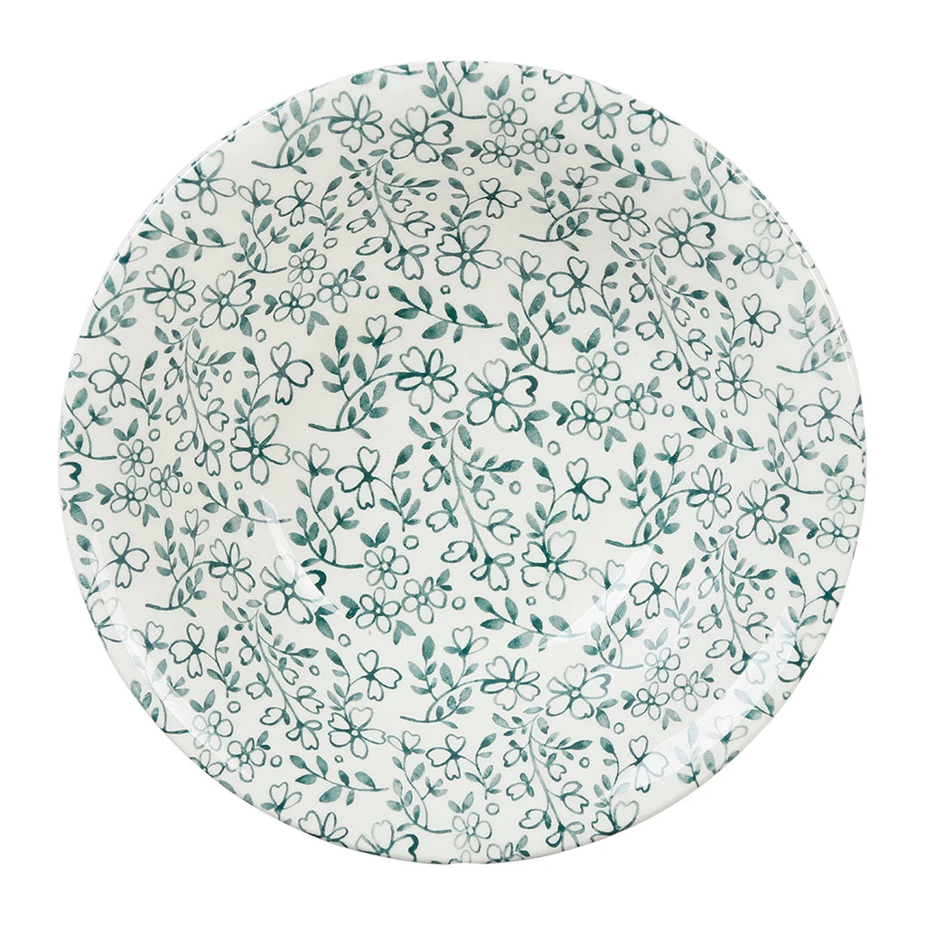 Comptoir De Famille Coupelle En Faïence Vert D15.5cm - P'tites Fleurs – Image 2