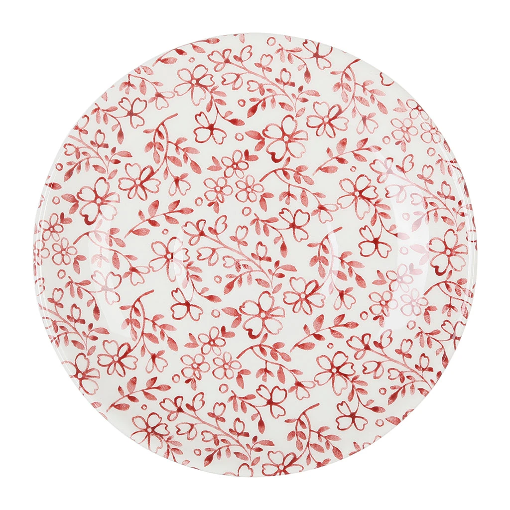 Comptoir De Famille Tasse Et Sous-tasse En Faïence Bordeaux - P'tites Fleurs – Image 3