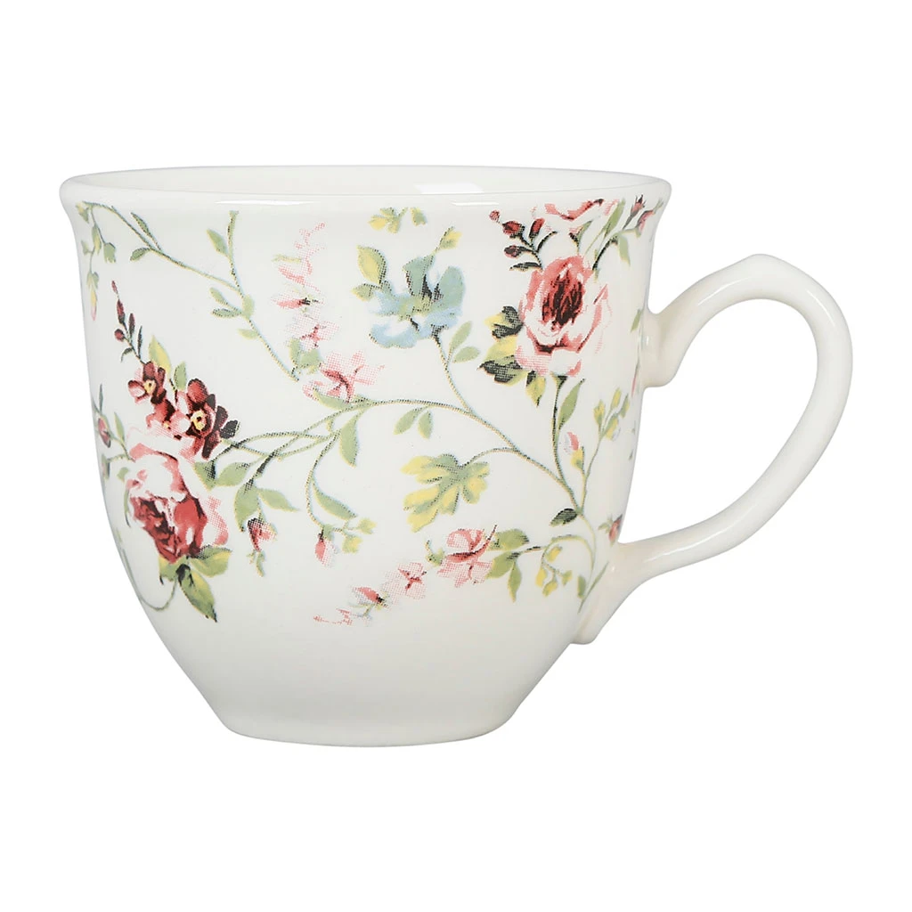 Comptoir De Famille Tasse Et Sous-tasse En Faïence Multicolore - P'tites Fleurs – Image 2