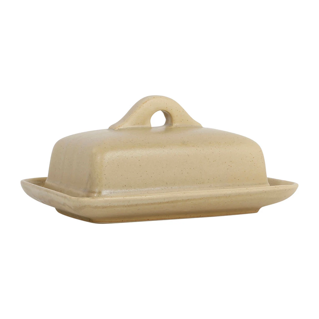 Comptoir De Famille Beurrier Grège En Grès - Suzanne – Image 4