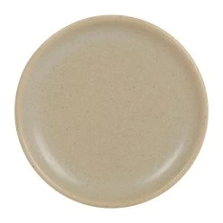 Comptoir De Famille Assiette Plate Grège D27.5cm En Grès - Suzanne