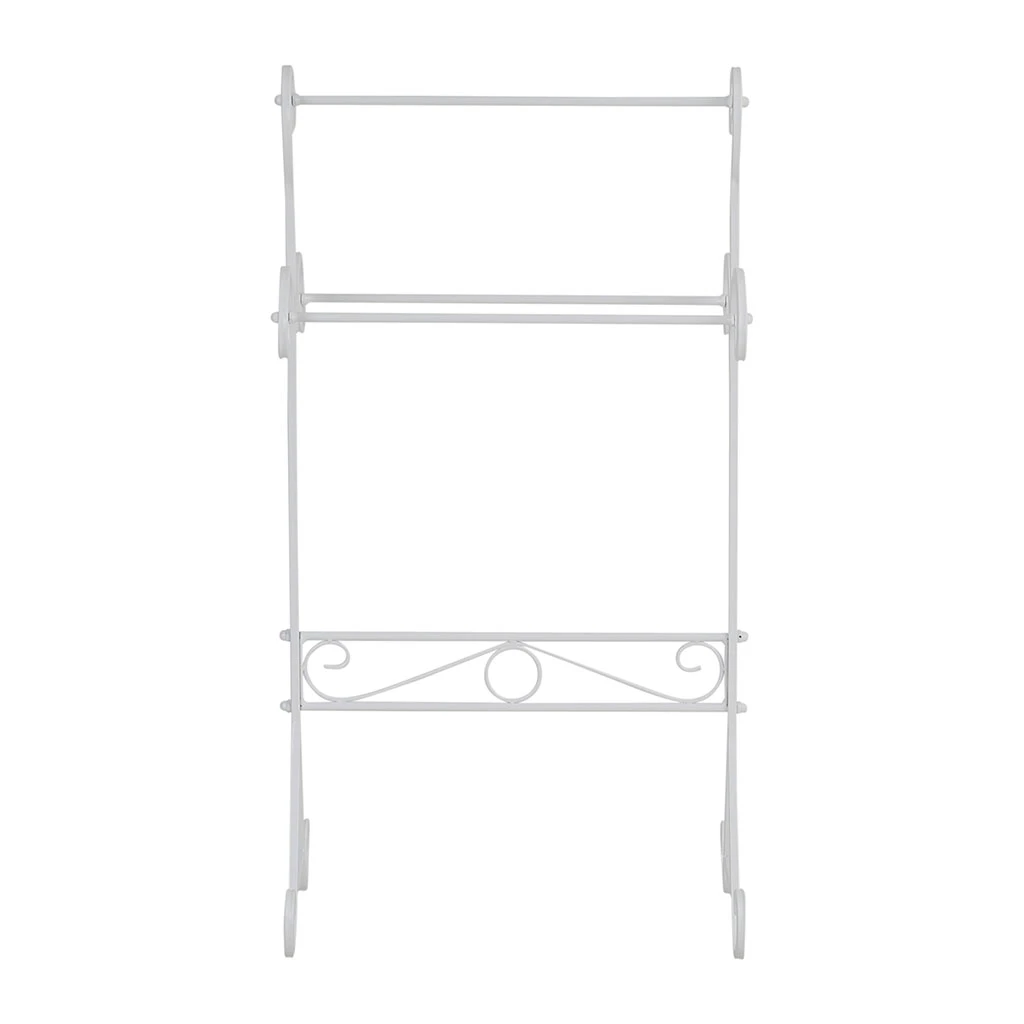 Comptoir De Famille Porte Serviettes Blanch96.5cm En Fer - Charmet