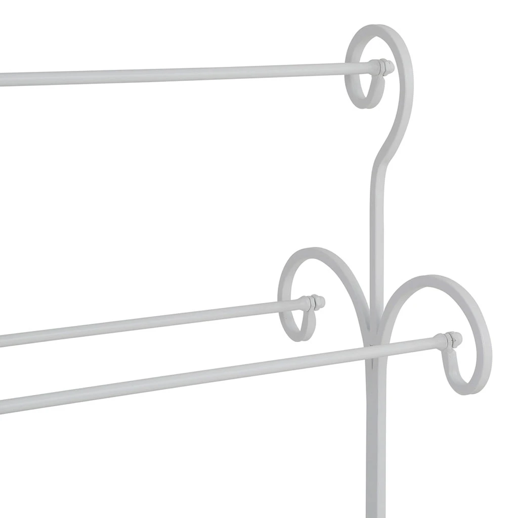 Comptoir De Famille Porte Serviettes Blanch96.5cm En Fer - Charmet – Image 4