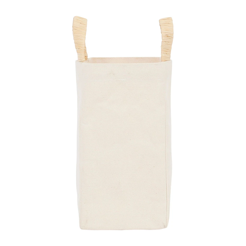 Comptoir De Famille Cache-bouteille Naturel En Toile De Coton Et Raphia - Emelise