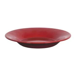 Côté Table Assiette à Pâtes En Faïence Rouge D27cm - Constance