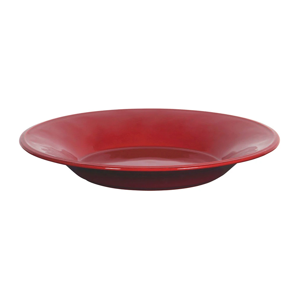 Côté Table Assiette à Pâtes En Faïence Rouge D27cm - Constance