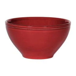 Côté Table Bol En Faïence Rouge 50cl - Campagne