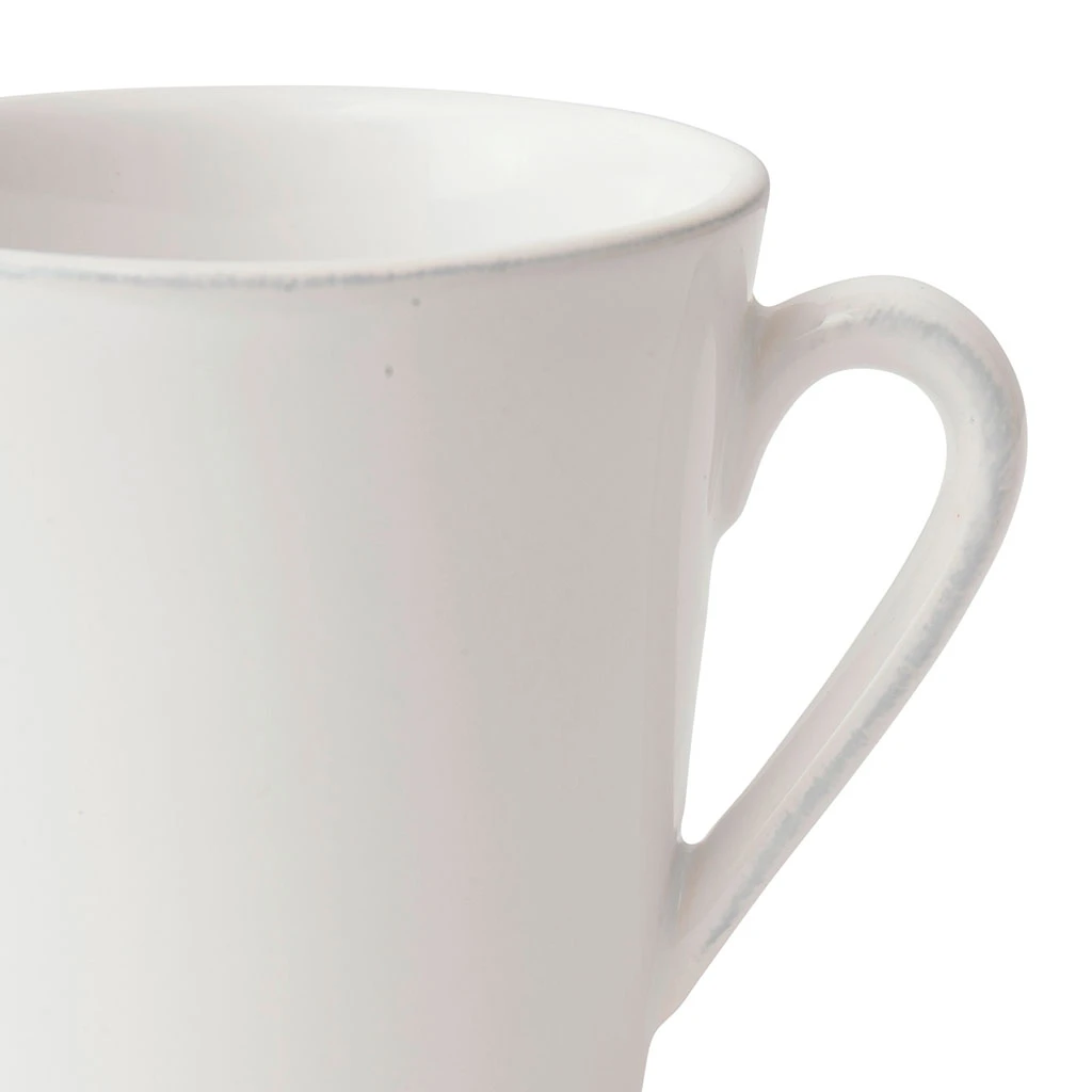 Côté Table Mug Americain En Faïence Blanc – Image 3
