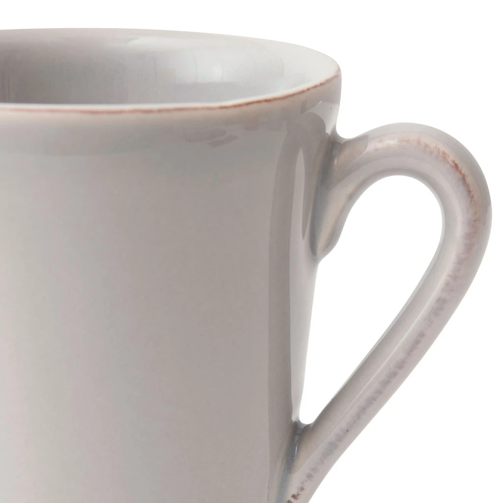 Côté Table Mug Americain En Faïence Gris Perle – Image 3