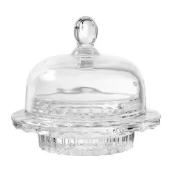 Côté Table Beurrier Rond En Verre -mystre