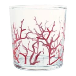 Côté Table Gobelet Corail Bodega Rouge En Verre
