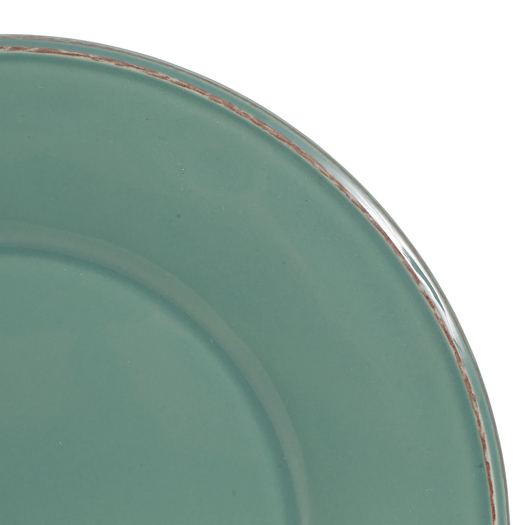 Côté Table Assiette Plate En Faïence Sauge D28.5cm - Constance – Image 3