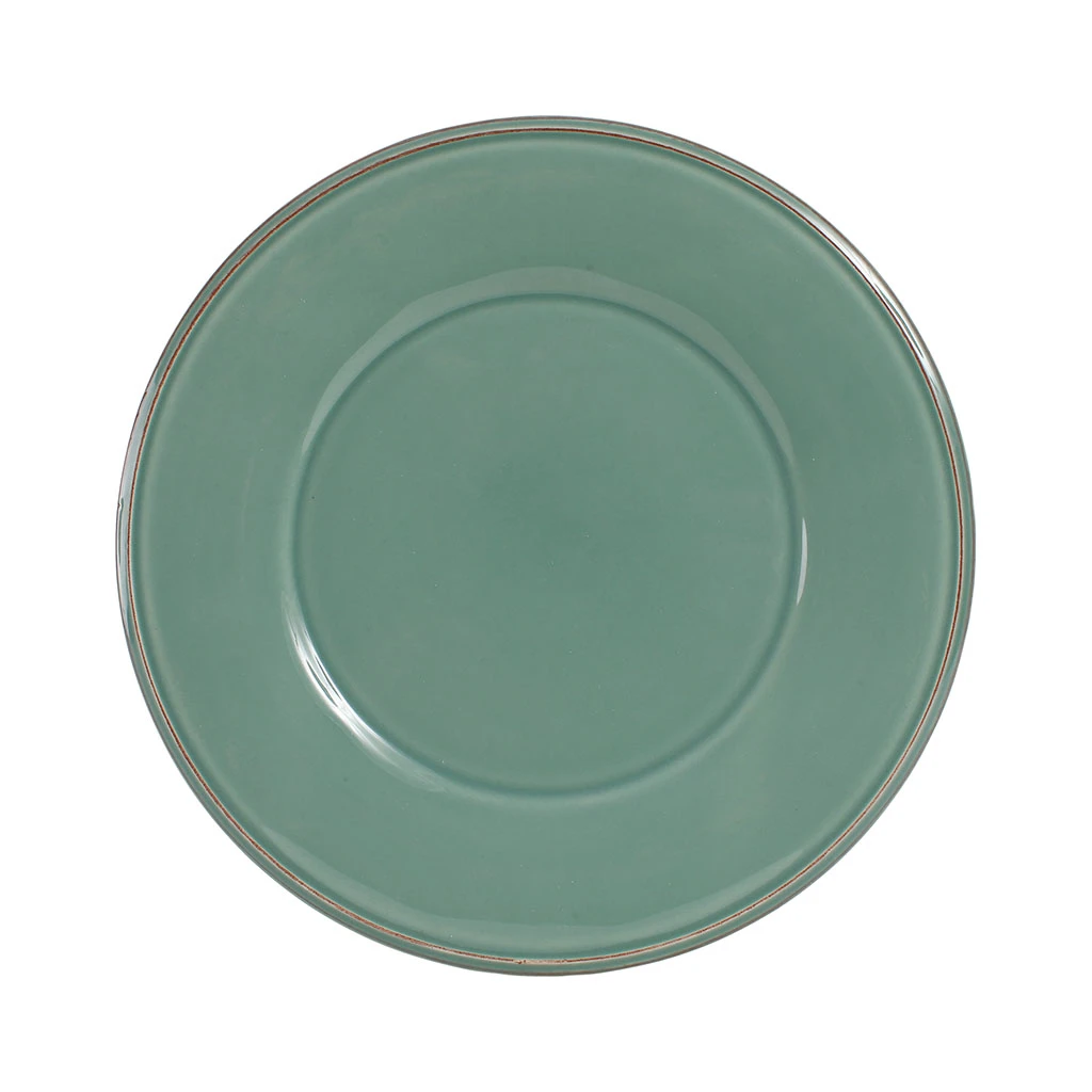 Côté Table Assiette A Dessert En FaĂŻence Sauge D23.5cm - Constance