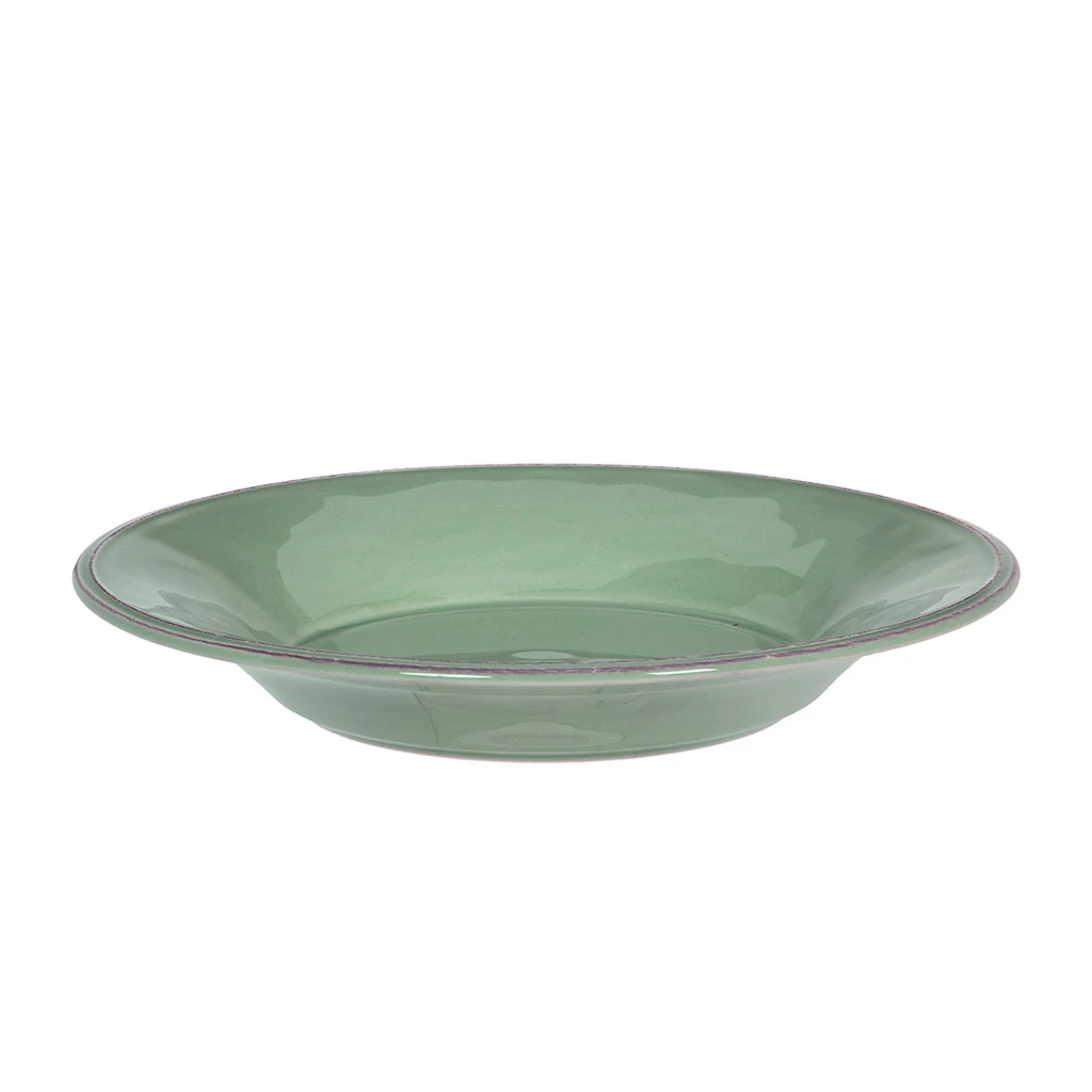 Côté Table Assiette à Pâtes En Faïence Sauge D27cm - Constance