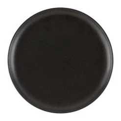 Côté Table Assiette Plate En Grès Noir D27cm - Ingrid