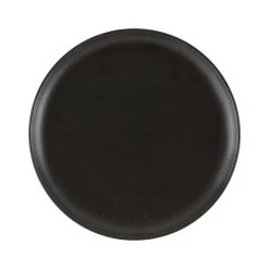 Côté Table Assiette à Dessert En Grès Noir D21cm - Ingrid