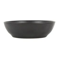 Côté Table Assiette Creuse En Grès Noir D19cm - Ingrid