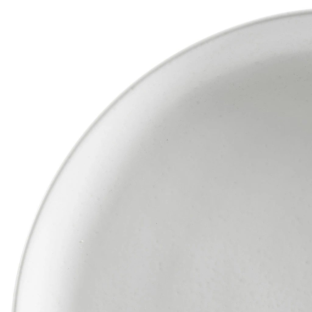 Côté Table Assiette Plate En Grès Blanc D27cm - Ingrid – Image 3