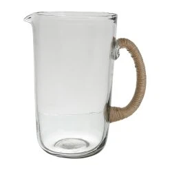 Côté Table Pichet Lorena 1.5l En Verre Et Jute