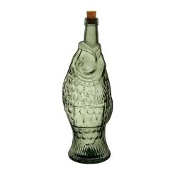 Côté Table Bouteille Poisson Sauge 1.1l En Verre RecyclĂ©