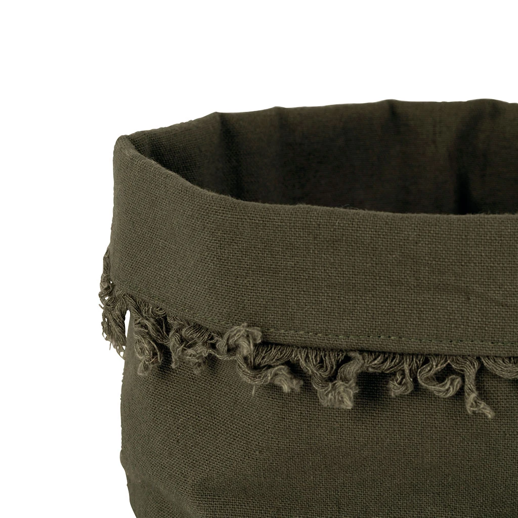 Côté Table Paniere A Pain Nalia Thym D18xh15cm Coton 180g/m2 – Image 2