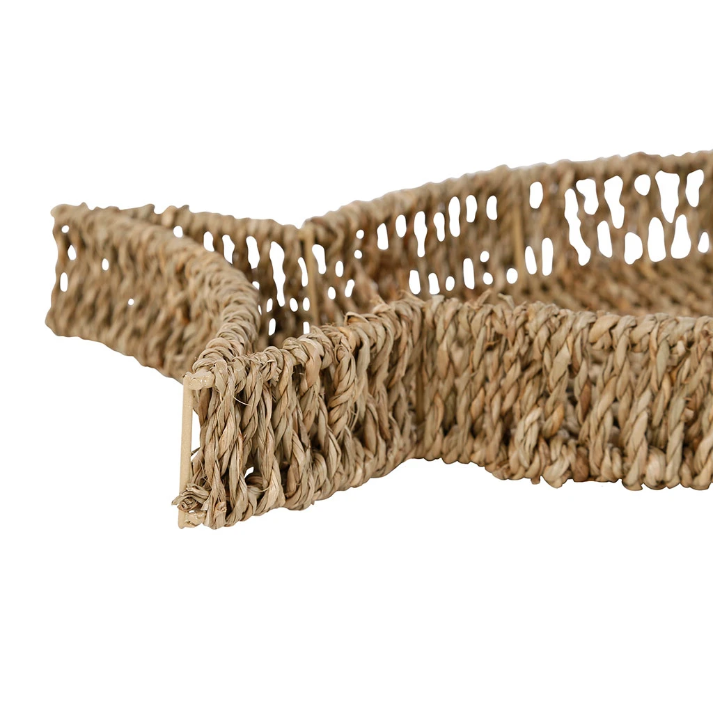 Côté Table Lot De 2 Plateaux Poisson En Jonc De Mer Et Fer - Borneo – Image 3