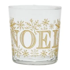 Côté Table Gobelet En Verre Noël Doré 35.5cl - Bodega