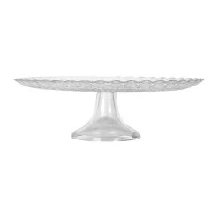 Côté Table Plat Sur Pied En Verre - Milesia