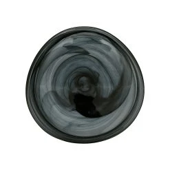 Côté Table Assiette à Dessert En Verre Noir D20.5cm - Arales