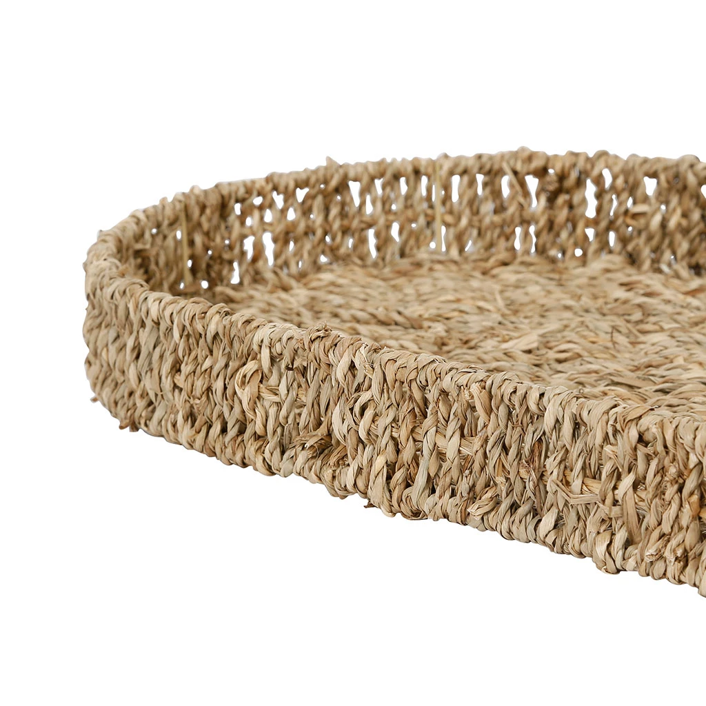 Côté Table Plateaux Coeur X2 En Jonc De Mer Naturel - Borneo – Image 3