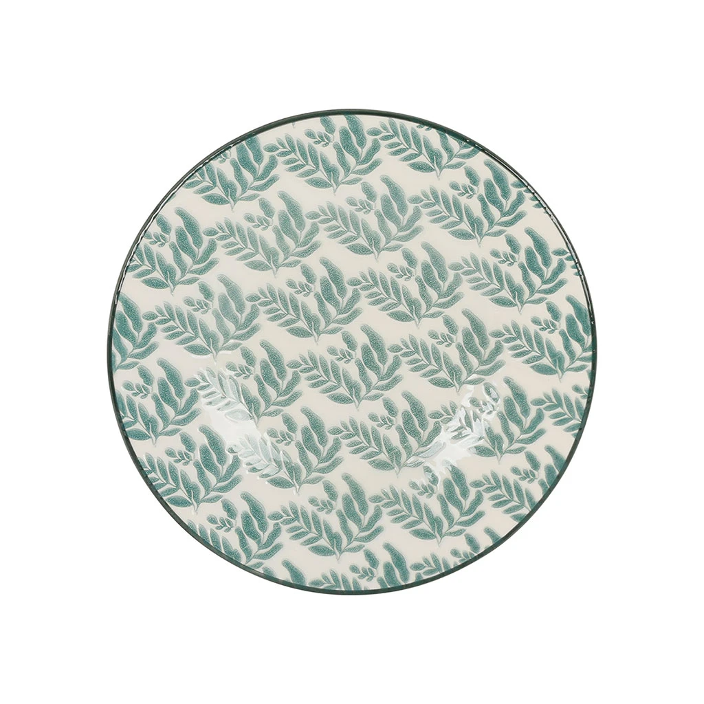 Côté Table Assiette Ă Dessert Sauge D22.5cm En Faience - Campagne