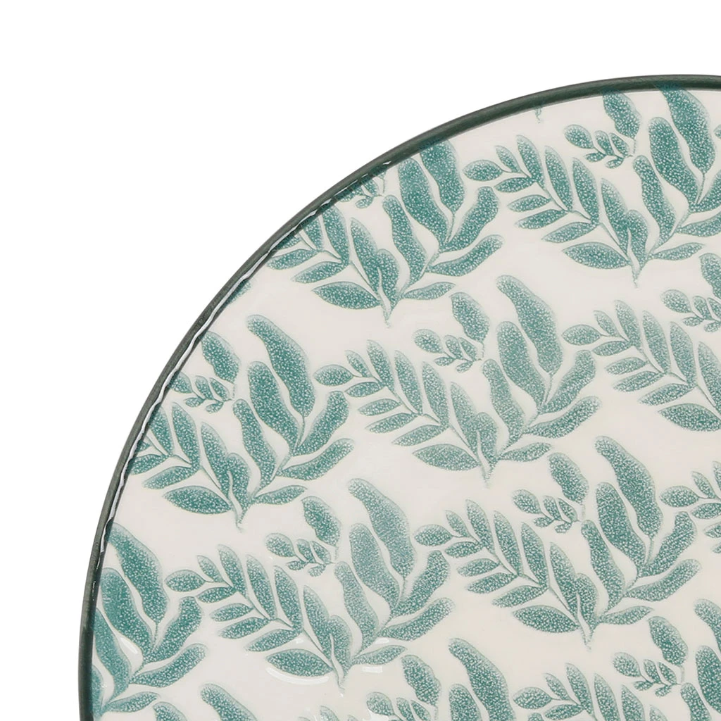 Côté Table Assiette Ă Dessert Sauge D22.5cm En Faience - Campagne – Image 3