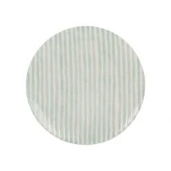 Côté Table Assiette à Dessert Turquoise Réactif D22cm Faience - Raina