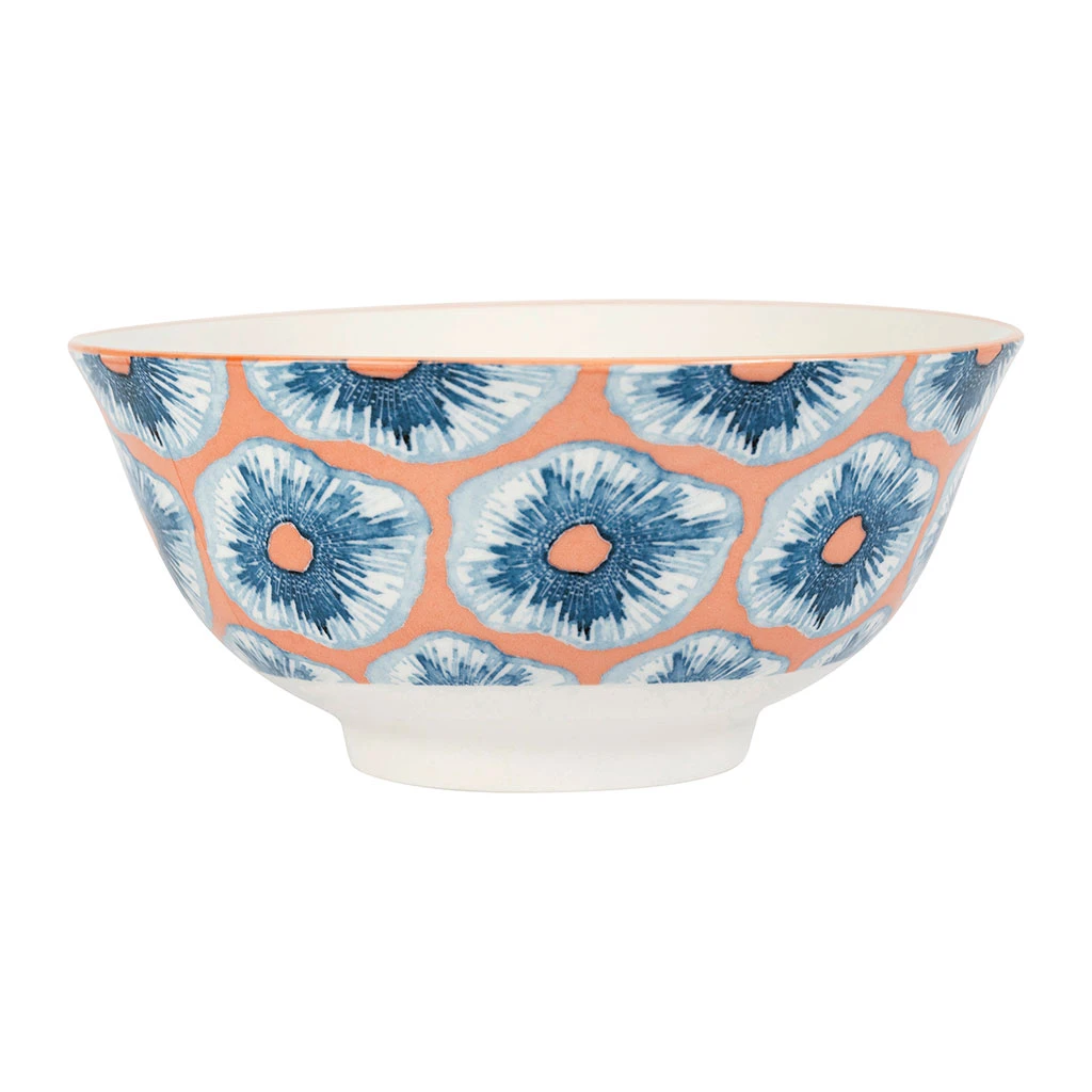 Jardin D'Ulysse Bol En Porcelaine Bleu 65 Cl - Oursin Aqua