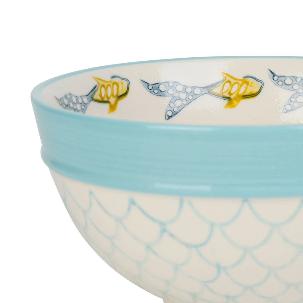 Jardin D'Ulysse Lot De 2 Bol En Grès Bleu Marine Et Ciel 55cl - Un été à La Mer – Image 2