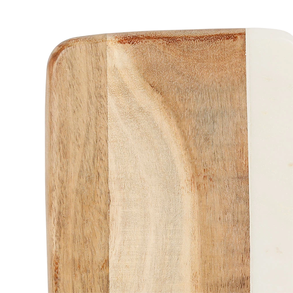 Jardin D'Ulysse Planche à Découper En Bois De Manguier Et Marbre Blanc- Magic Blue – Image 2