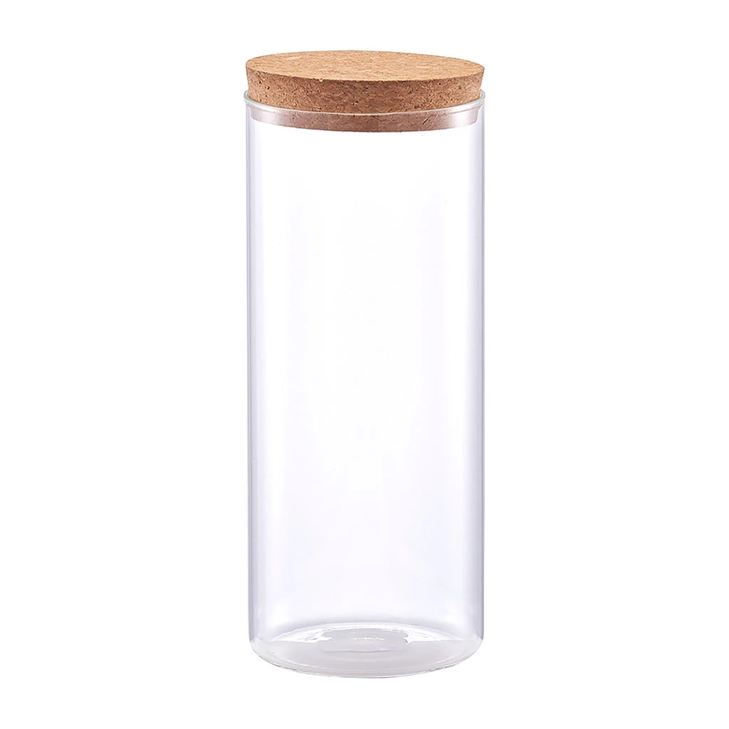 Zeller Bocal Verre Avec Couvercle En Liege 1.4l