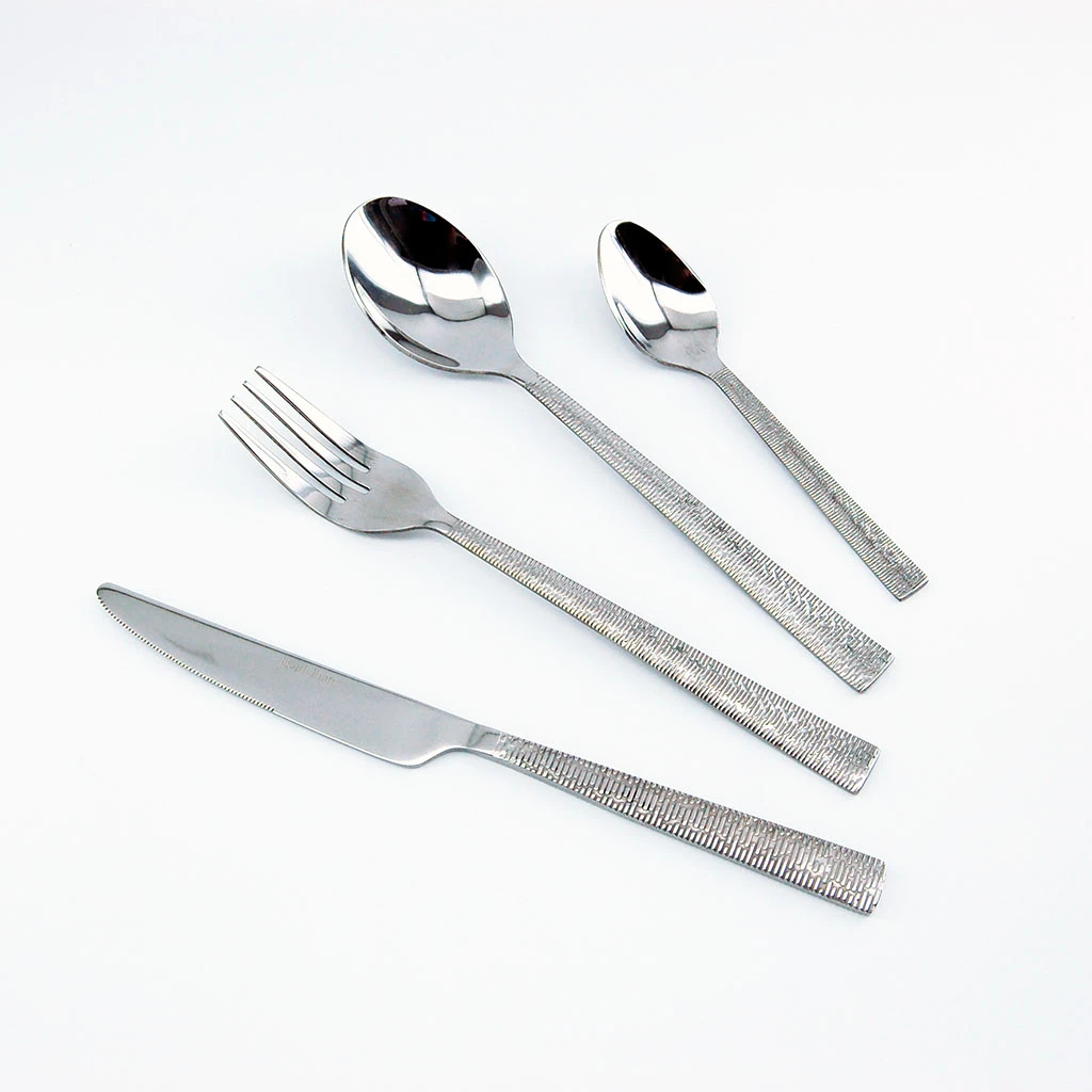 TARRERIAS BONJEAN Ménagère 24 Pièces En Inox Argent - Ecorce