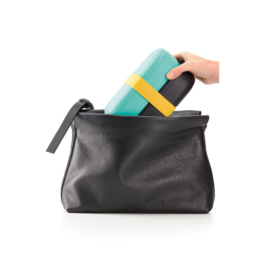 Lekue Boite Lunch à Emporter Noire Et Turquoise – Image 5