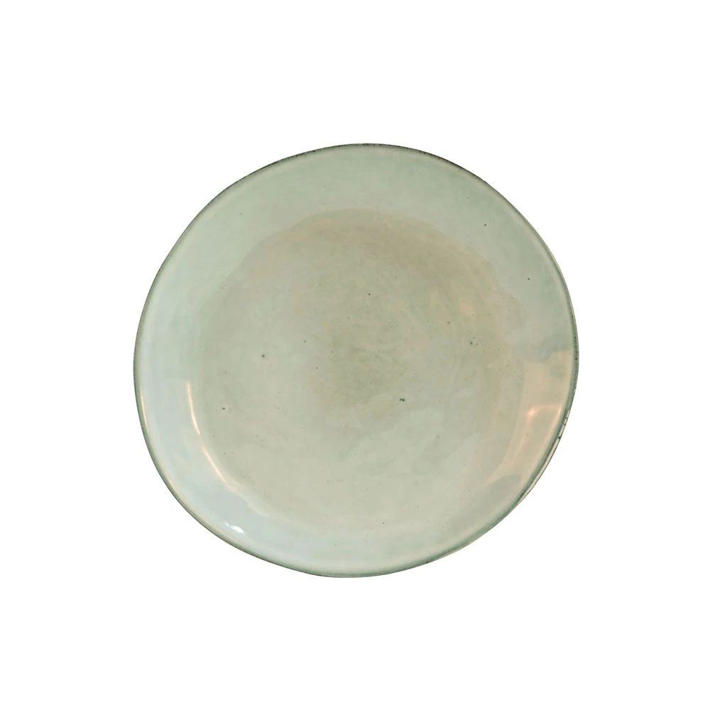 Sibo Homeconcept Assiette Dessert En Gres Vert D20 Cm -nori – Image 2