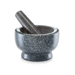 Zeller Set Mortier Et Pilon En Granit Anthracite