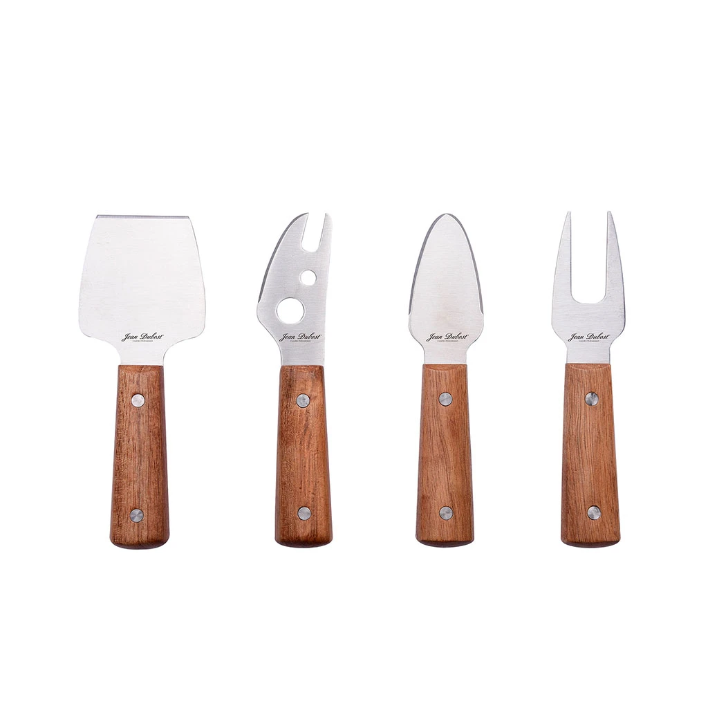 Jean Dubost Coffret Set Fromage En Acacia 4 Pièces – Image 2